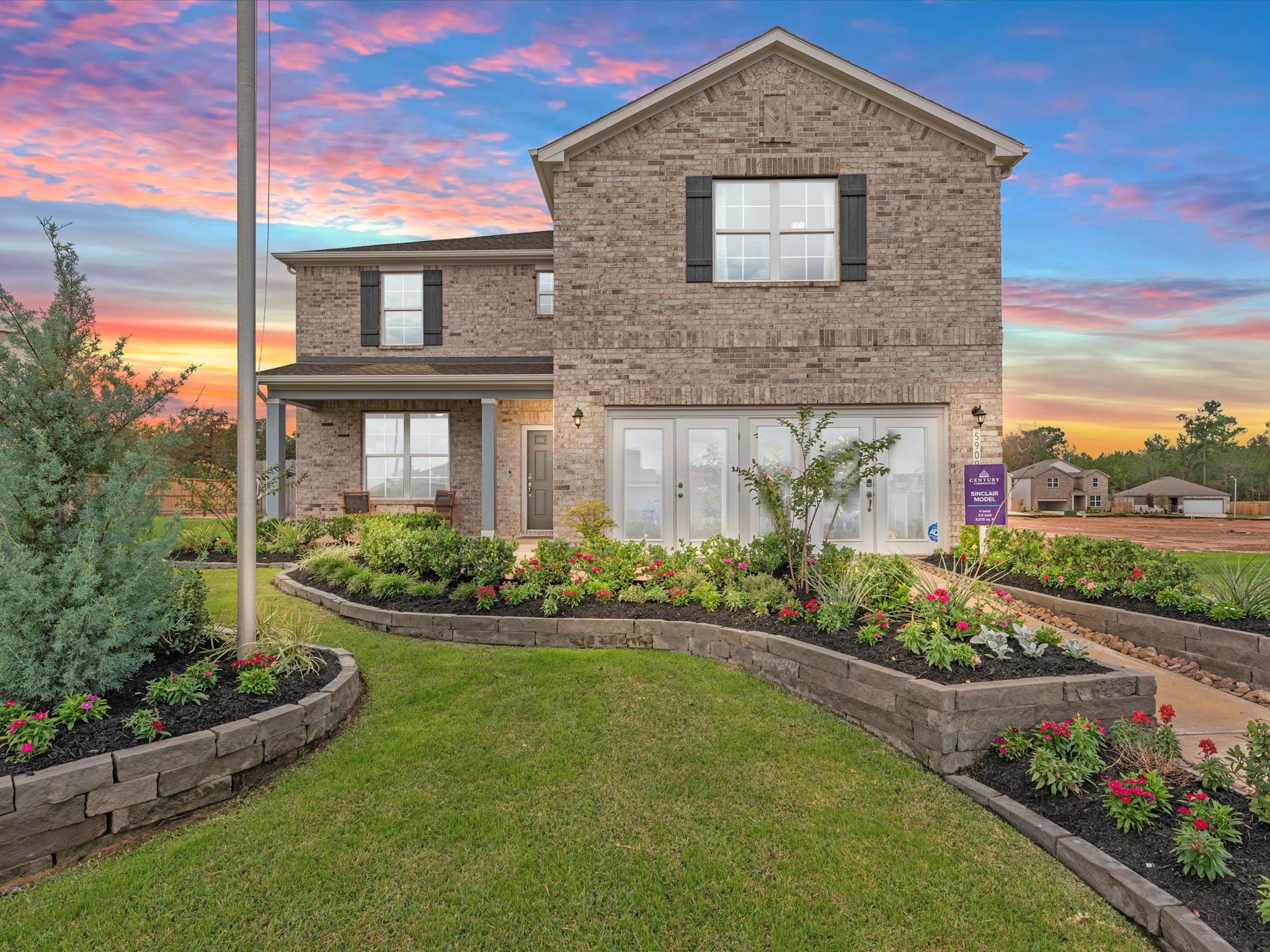 New homes at Magnolia Springs in Montgomery, Texas