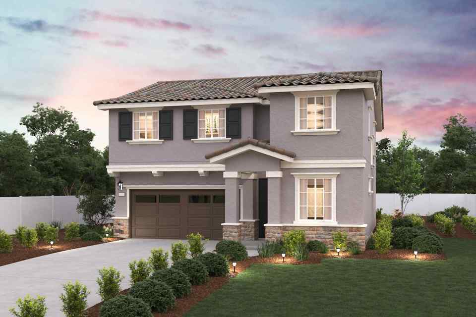 A house with a driveway and a driveway.