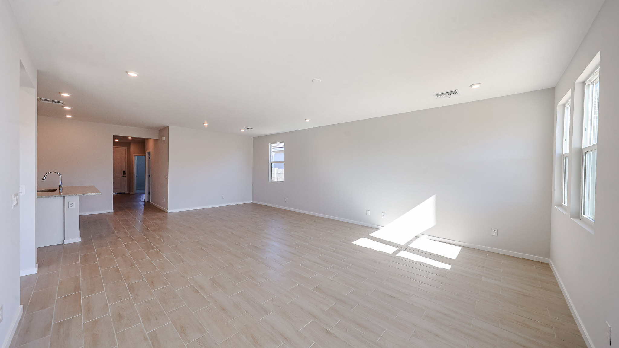 A large empty room.