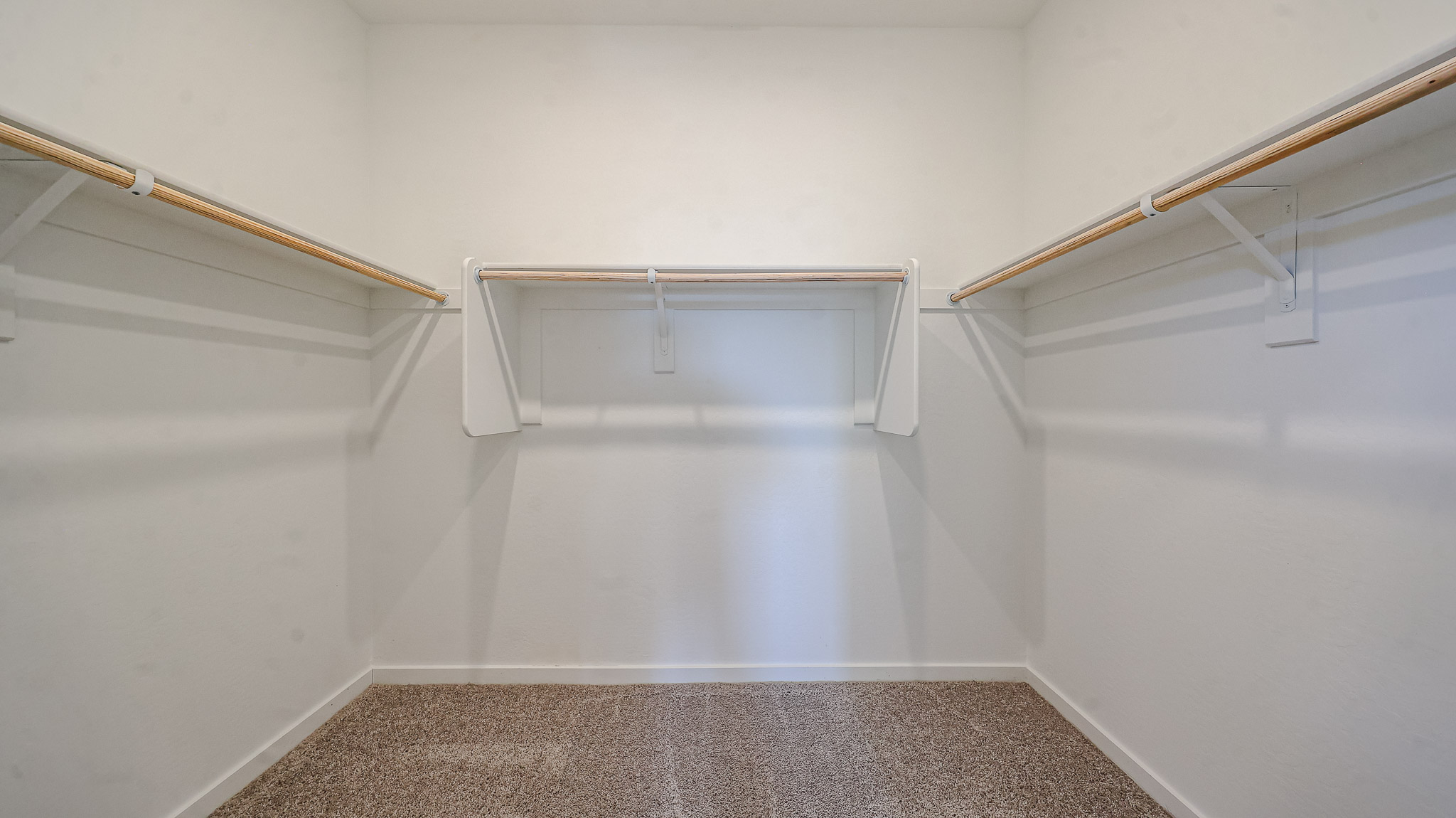 A white room with a white wall.