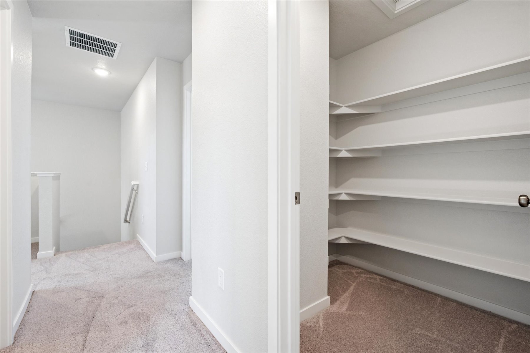 A white room with white walls.