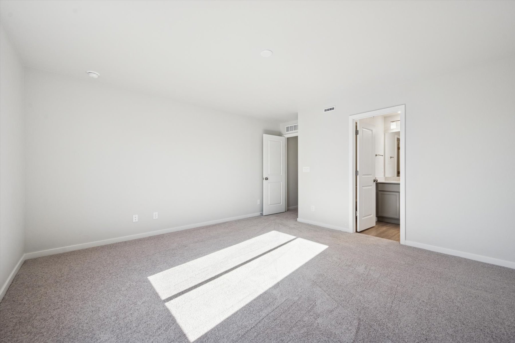 A room with white walls.