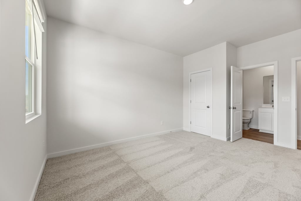 A room with white walls.