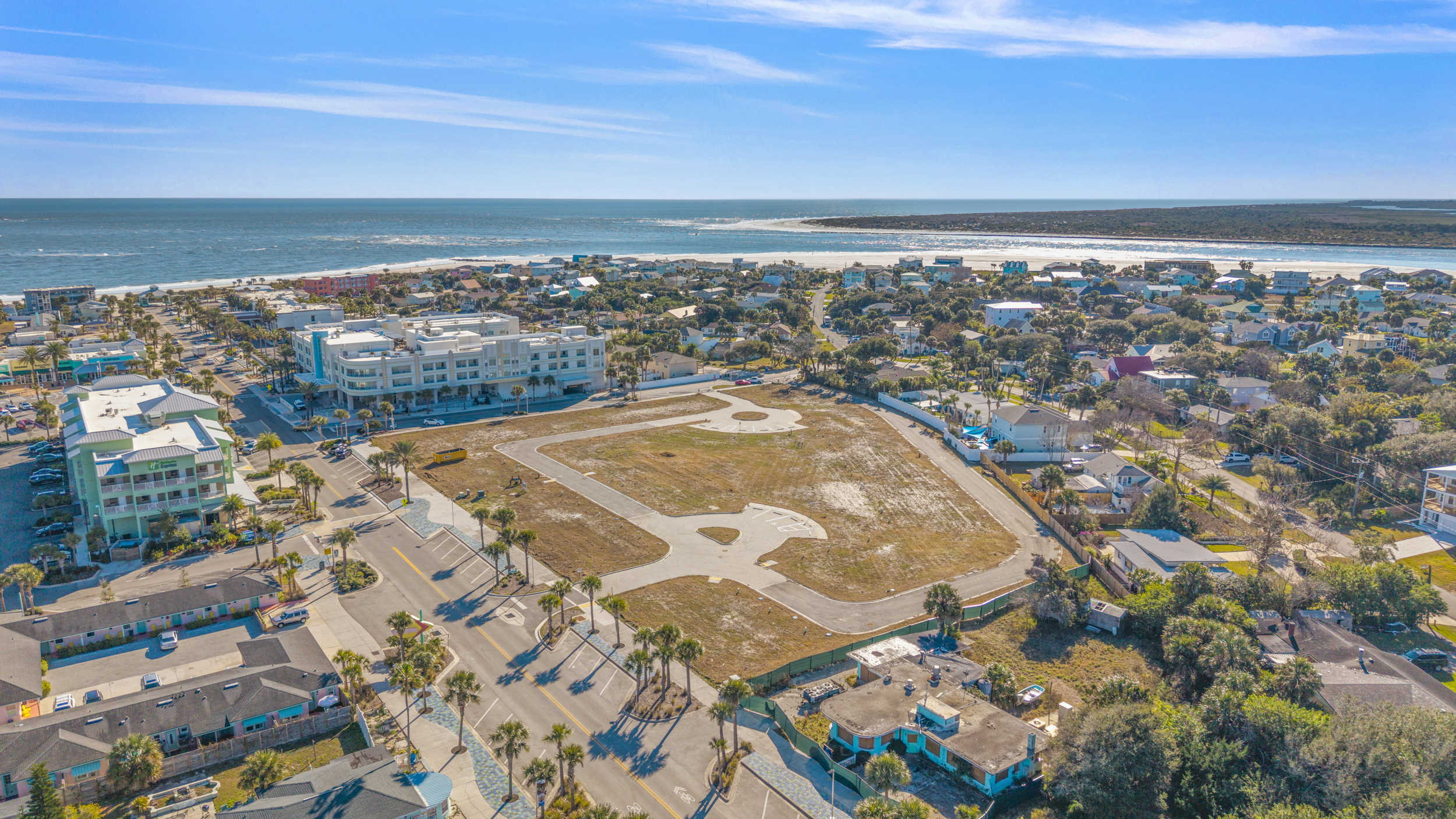 Breakwater Villas Drone View Facing Southeast