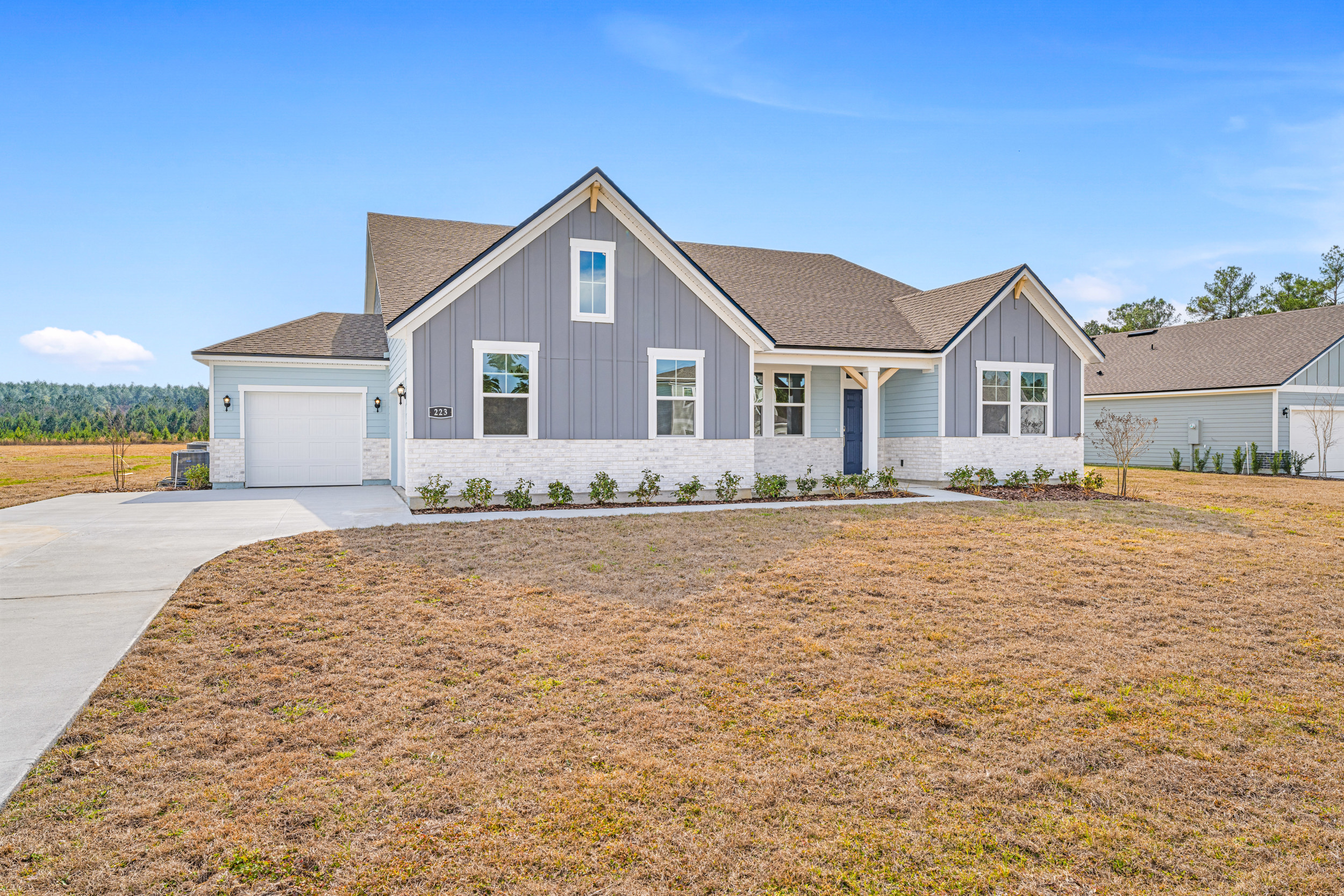 Lot 592 Front Exterior with 3 Bay Carriage Garage at NorthShore