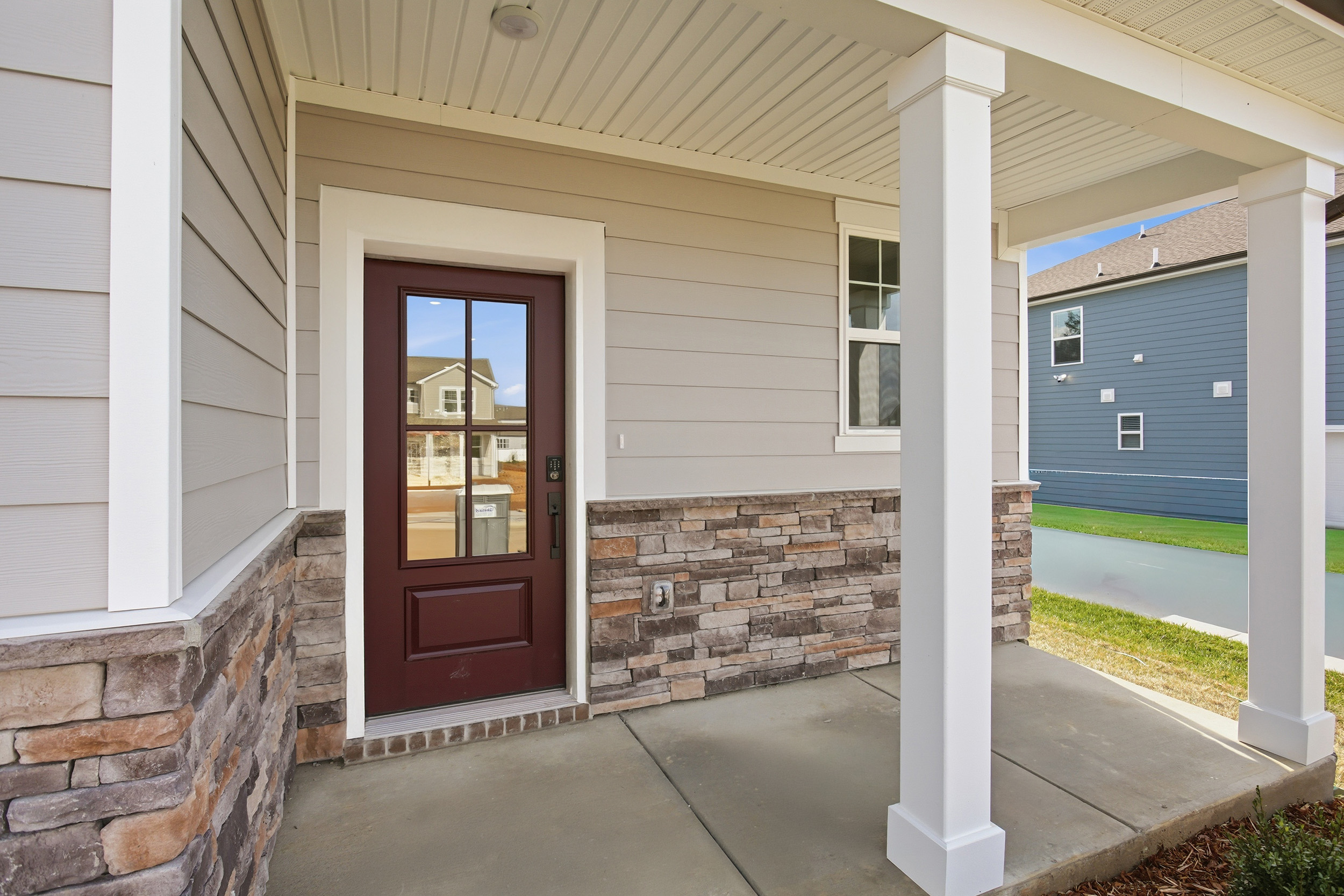 A door in a building.