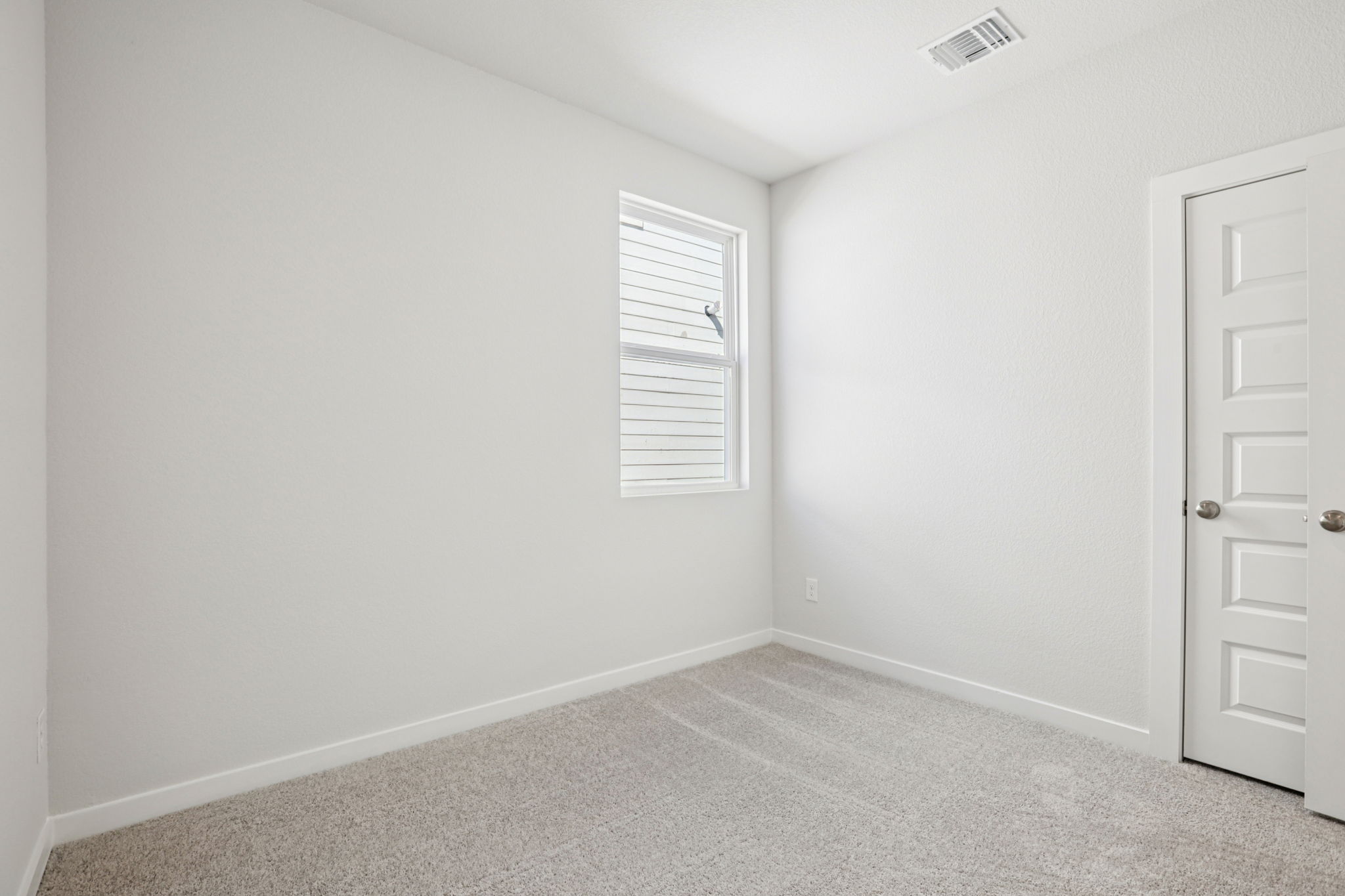 A room with white walls.