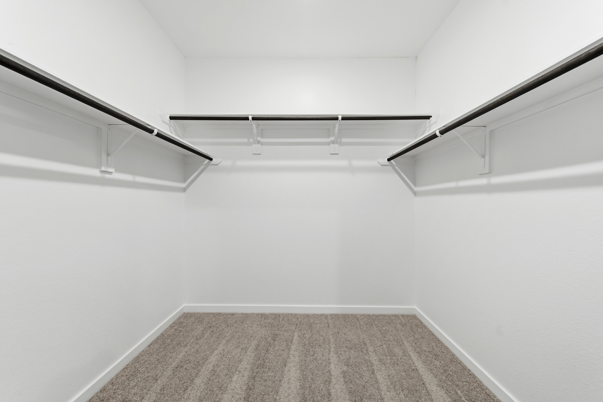 A white room with white walls.