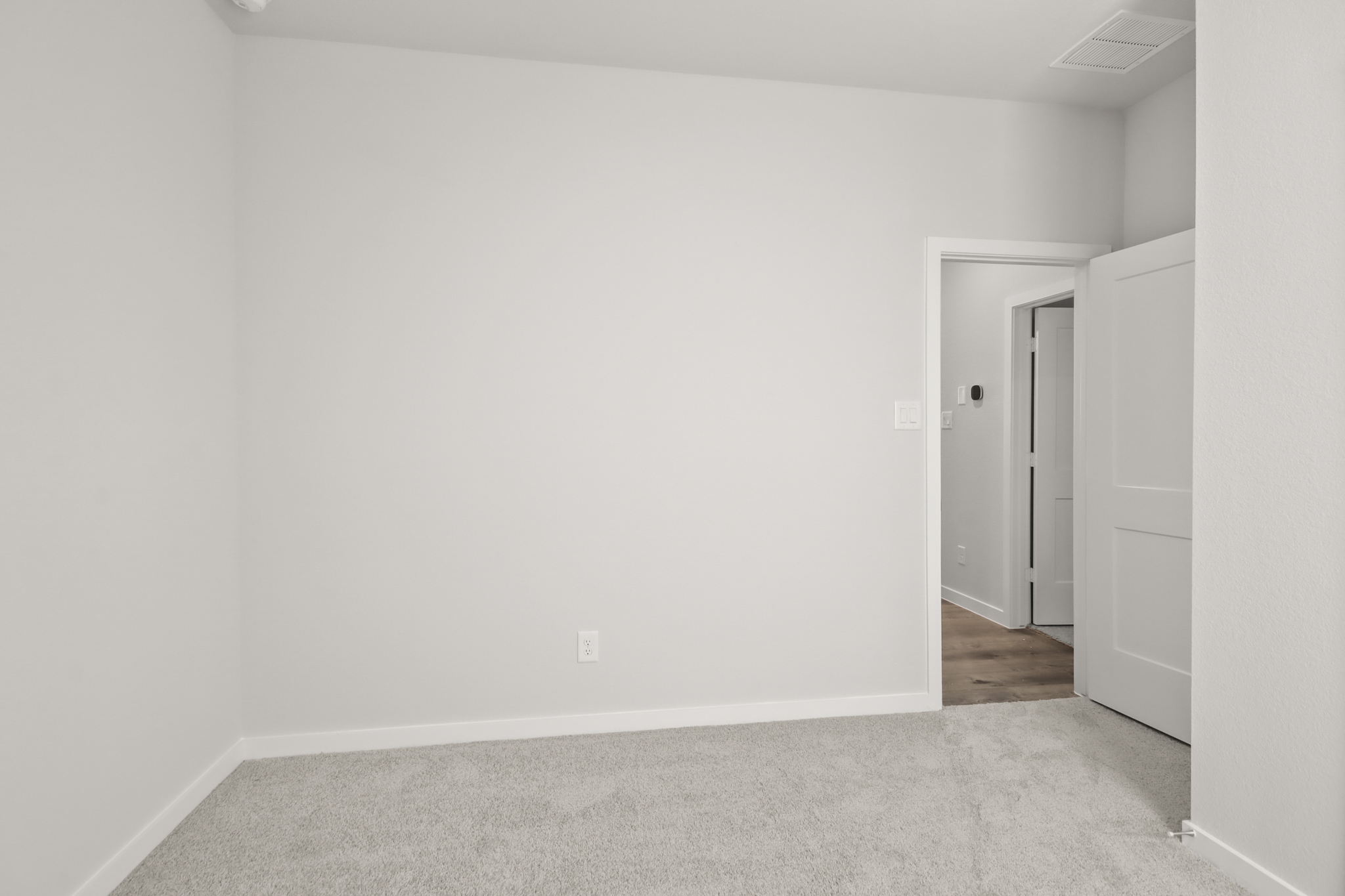 A room with white walls.