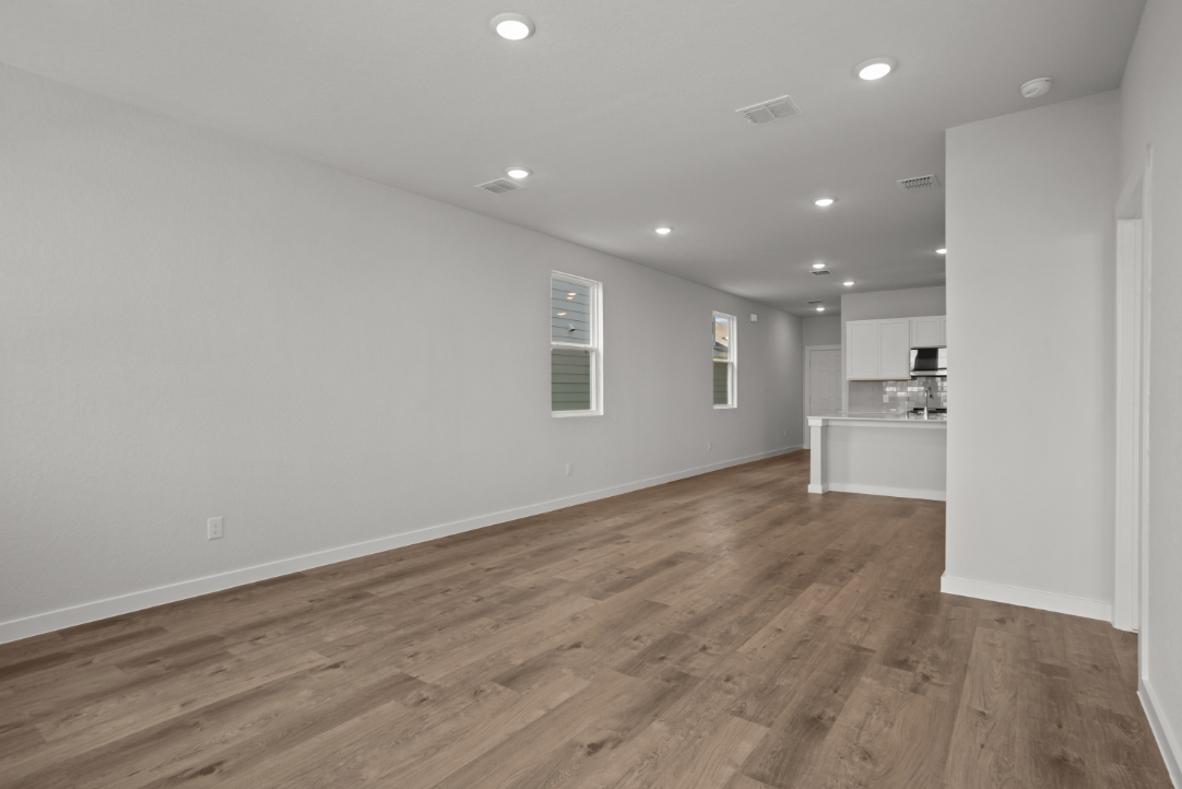 A large empty room.