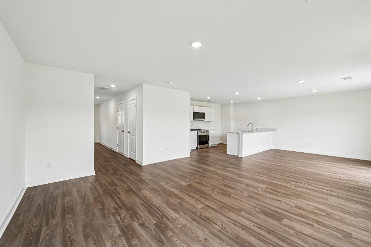 A large empty room.